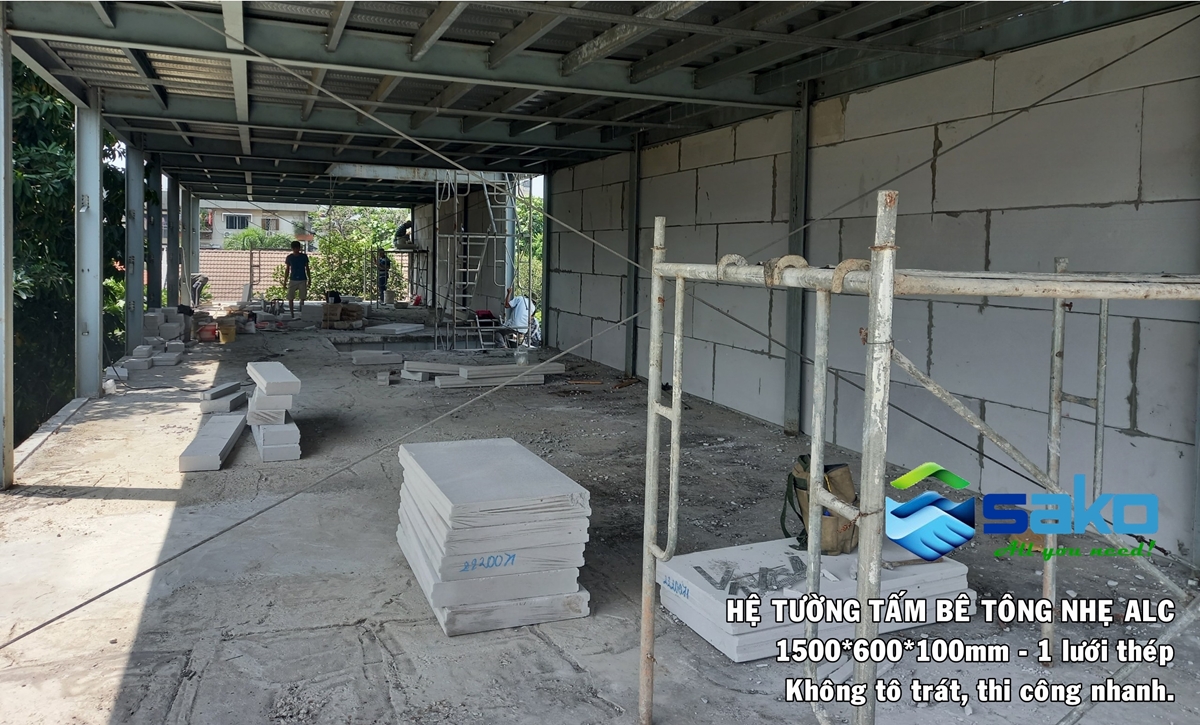 Tấm bê tông nhẹ ALC tại đồng nai