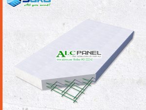 Tấm PANEL ALC 1500x600x100mm - 2 lưới thép