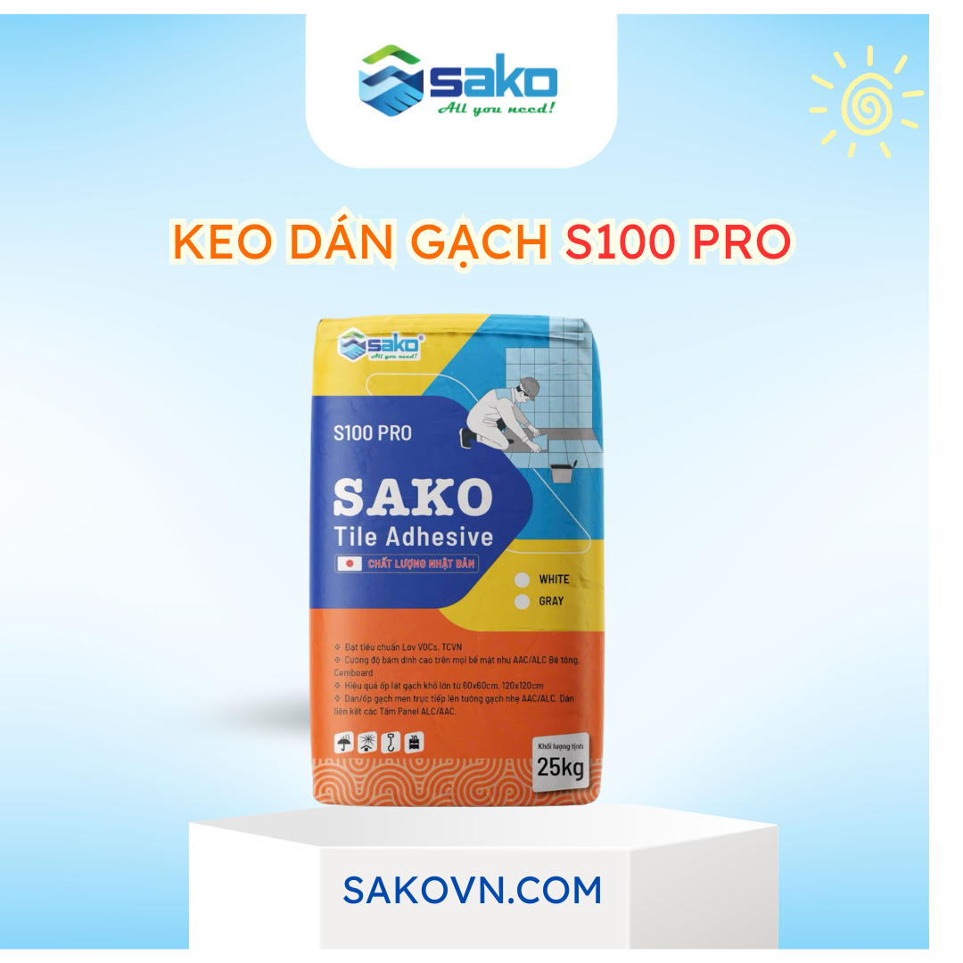 Keo Dán Gạch SaKo S100 PRO