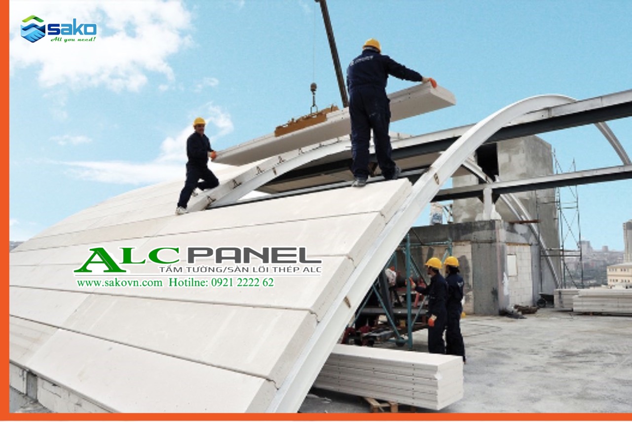 Tấm bê tông làm mái nhà cao cấp 