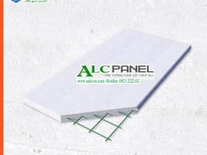 Tấm Bê Tông Nhẹ  ALC  1 Lưới Thép - Kích thước đa dạng Dài (1200÷4500)mm x Rộng 600mm x Dày (75÷200)mm